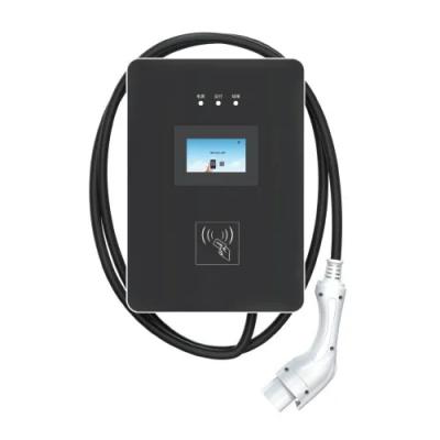 china Wall Mounted 7kw ac charging pile manufacturer with OCPP 1.6J Protocol 